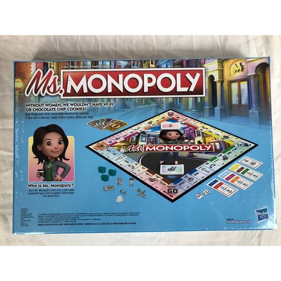 MS. MONOPOLY HASBRO GAMING 2018 NEW - Picture 2 of 2